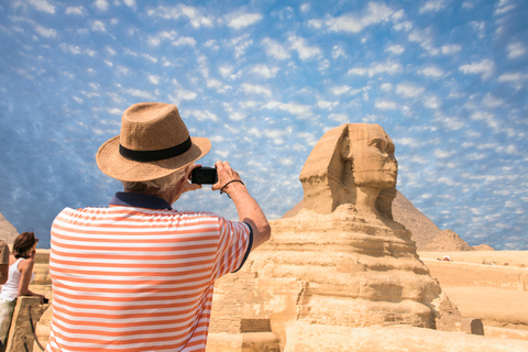 Cairo: Pyramids of Giza, Sphinx, Saqqara, Memphis & Lunch Shared Tour Without Entrance Fees