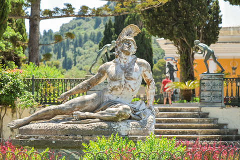 Tour privado del Achilleion, Kanoni y la ciudad de Corfú