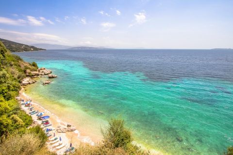From Corfu: Private Group Transfer to Barbati Beach