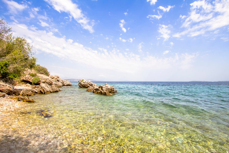 Depuis Corfou : transfert privé vers la plage de Barbati