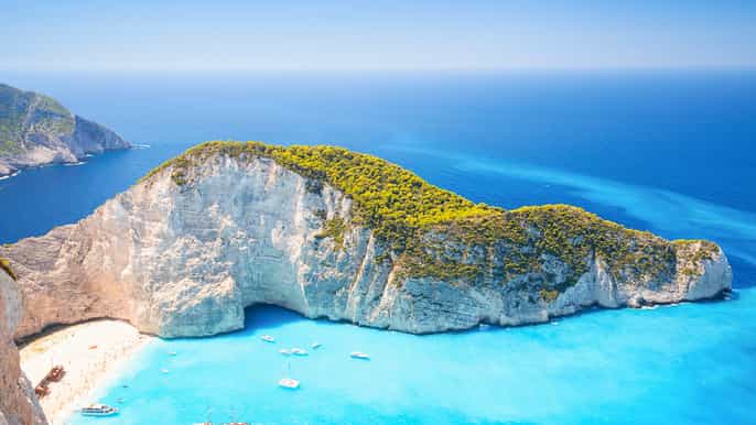 zante tour in barca alla spiaggia del naufragio