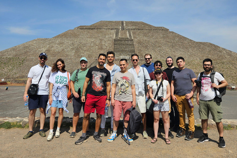 Visite de Teotihuacan avec prise en charge au Parque Mexico