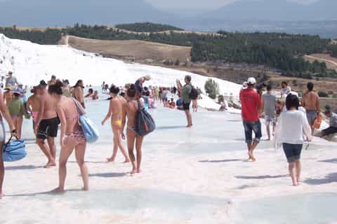 Excursão para grupos pequenos em Pamukkale saindo de Kusadasi e Selcuk