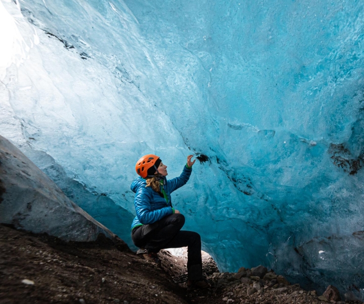Vatnajökull : visite d’une glacière et randonnée sur glacier