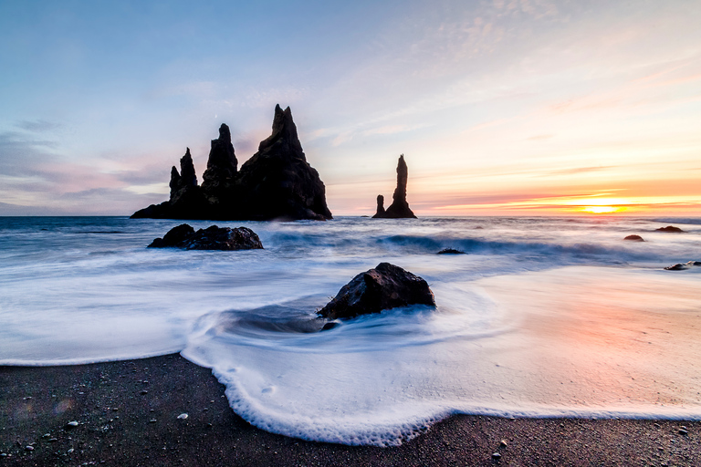 Grotta blu e costa sud: tour di 2 giorni da Reykjavík