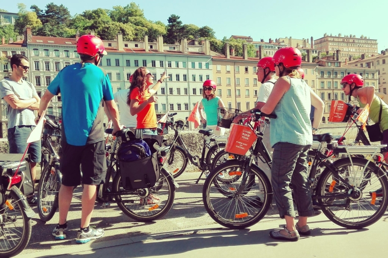 Lyon: tour guiado de 3 horas en bicicleta eléctrica con un descanso de degustaciónTour en ingles