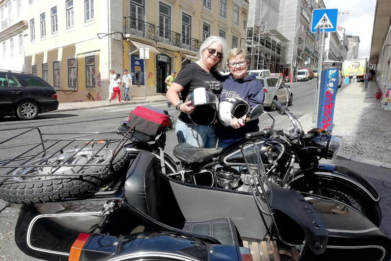 Lisbonne: Sidecar TourVisite de Lisbonne en Sidecar - Demi-journée