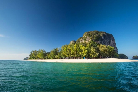 Van Krabi: 4 eilanden snorkeltocht per speedbootPrivé zonsondergang optie