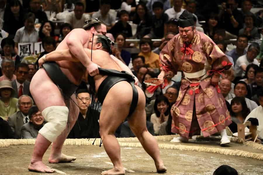 Tokio: Großes Sumo-Turnier im Mai. Foto: GetYourGuide