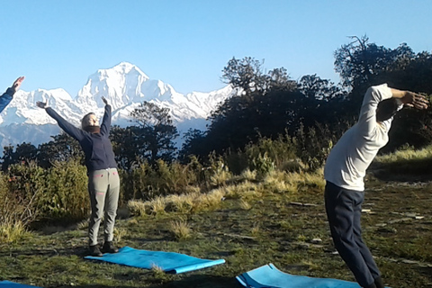 Katmandou: Trek de yoga de 9 jours à Ghorepani Poon Hill