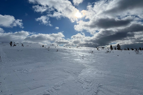 Saariselkä: Private UKK Park Snowshoe Walk & Cowboy Coffee