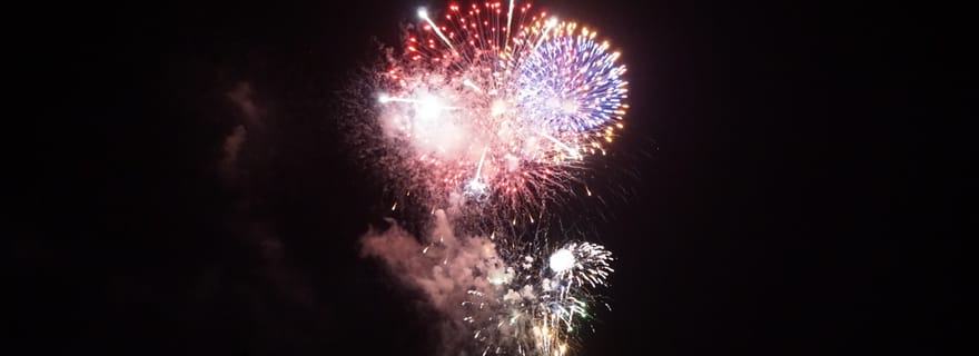 Hilton Head Island : Tour des dauphins au coucher du soleil et spectacle de feux d'artifice