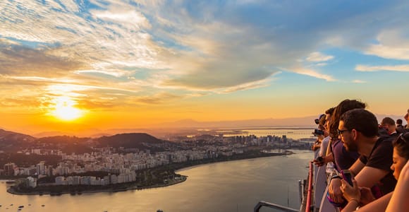 Rio: Halbtägige Tour mit Christus, Selarón-Treppe und Sonnenuntergang vom Zuckerhut