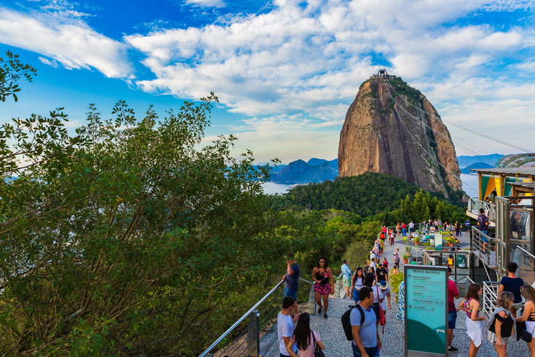 Rio: Cristo Redentor, Escadaria Selarón e Pão de Açúcar ao pôr do sol