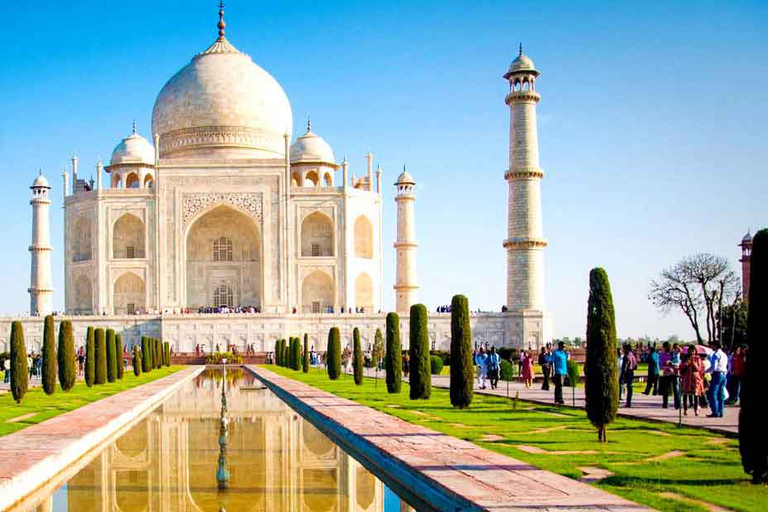 Delhi: Dagstur med tåg till Taj Mahal och Agra med allt inkluderat