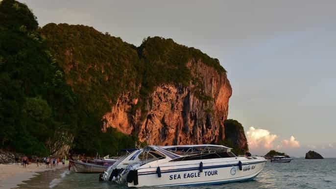 krabi private 4island sunset tour with dinner