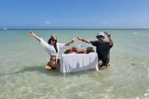 Sisal Yucatan : pique-nique sur la plage et plongée dans la mangrove