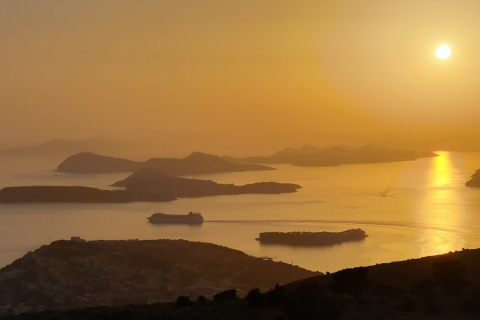 Dubrovnik: Panoramatour bei Sonnenuntergang mit WeinSonnenuntergangstour mit Abfahrt vom Pile-Tor
