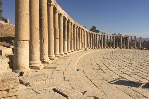 From Amman: Jerash, Umm Qais, and Jesus' Cave Private Trip Tour with Guide