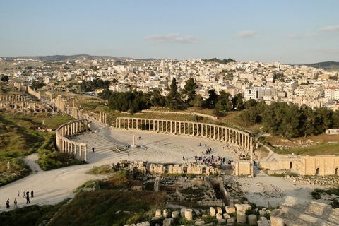 From Amman: Jerash, Umm Qais, and Jesus' Cave Private Trip Tour with Driver Only