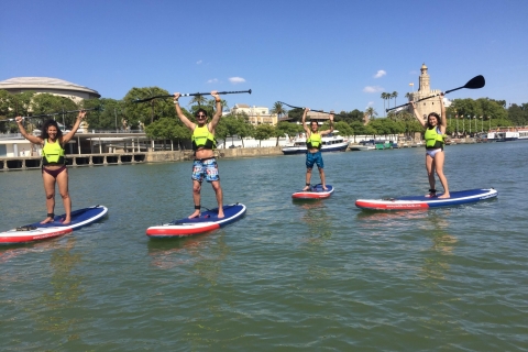 Sevilla: 1,5-stündige Paddle Surf Tour