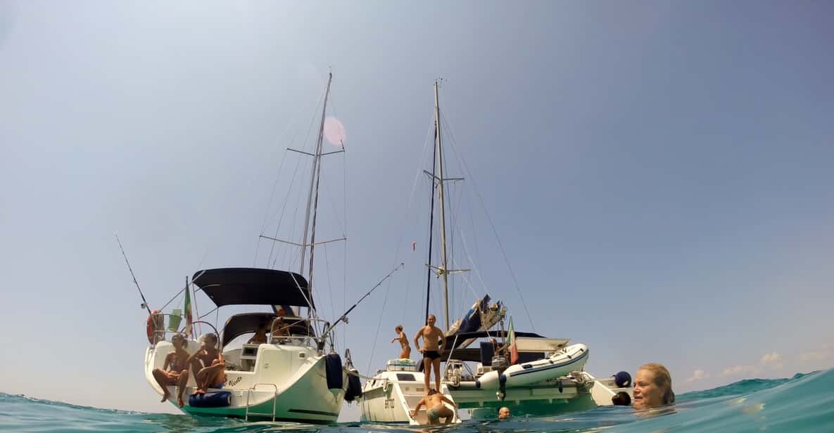 Apulia: Full-Day Salento Coast Caves Sail Boat Tour