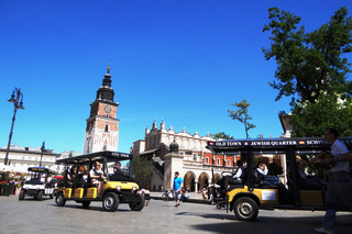 Krakau: Stadtrundfahrt mit dem elektrischen Golfwagen