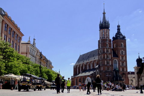 Krakow: City Tour by Electric Golf Cart Krakow: City Tour by Golf Cart