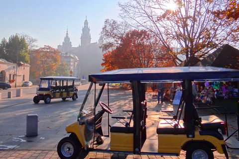 Krakow: Stadstur med elektrisk golfbilKrakow: Stadstur med golfbil