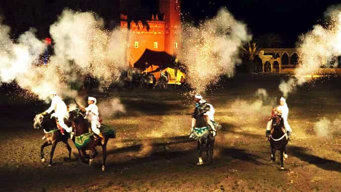 marrakech jantar e dança tradicional berbere