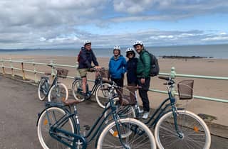 Edinburgh: Radtour zur Küste (familienfreundlich)