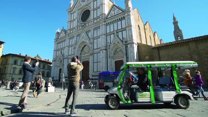 Florence: Eco-Friendly Golf Cart City Tour