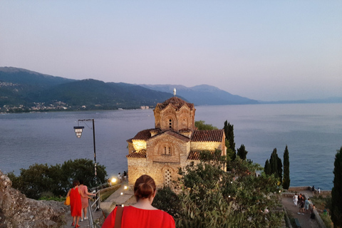 De Skopje: visite guidée privée d'une journée à OhridDe Skopje: excursion privée d'une journée à Ohrid