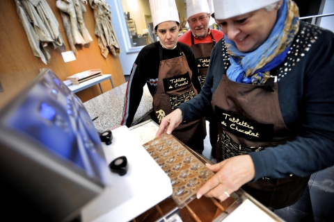 Brugia: warsztaty produkcji czekolady