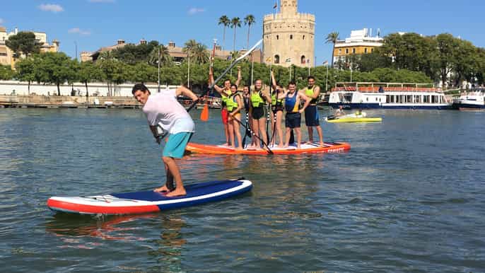 siviglia giant paddleboarding session