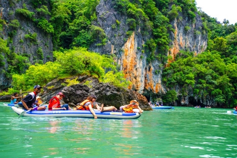 Krabi: viaje en canoa y lancha motora premium a la isla de James Bond