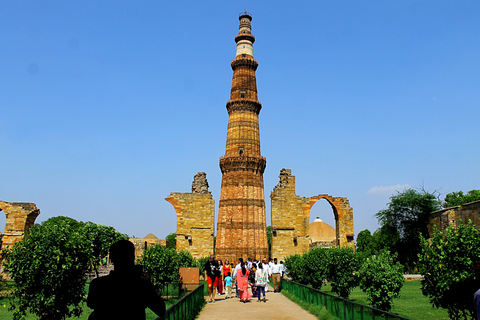 Delhi: visite privée de Old et New Delhi avec déjeuner en optionTout compris avec frais de monument et déjeuner