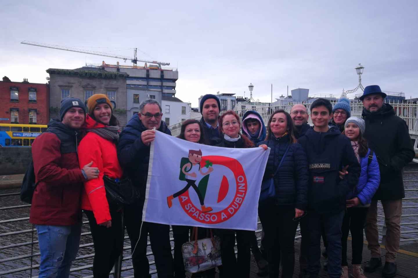Dublin Highlights: 2.45-Hour Walking Tour in Italian
