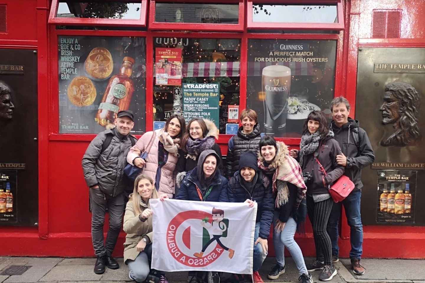 Dublin Highlights: 2.45-Hour Walking Tour in Italian