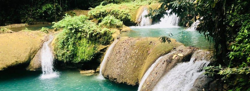 Safari de la rivière Noire et visite des chutes d'Ys et transport