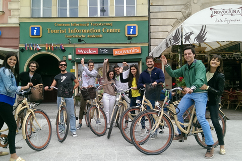 Breslavia: tour in bici di 3 ore in inglese o polaccoWroclaw: tour in bici di 3 ore in polacco