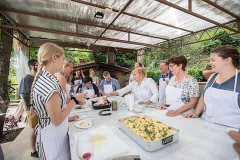 from florence cooking class lunch at tuscan farmhouse