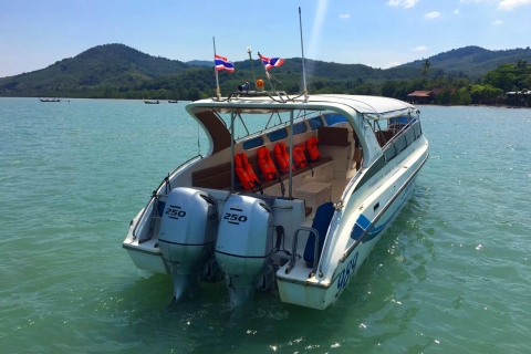 Phuket: traslado en barco a Koh YaoTraslado en lancha rápida de Koh Yao Yai a Phuket