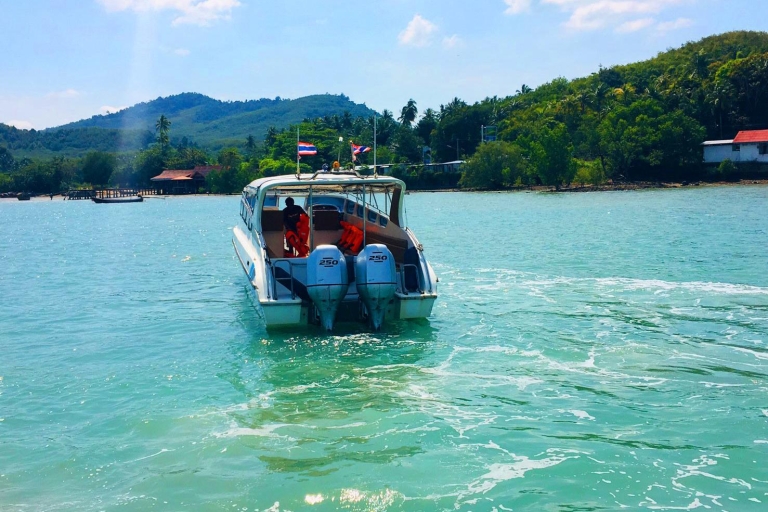 Phuket : transfert en bateau vers Koh YaoTransfert en bateau rapide de Koh Yao Yai à Phuket
