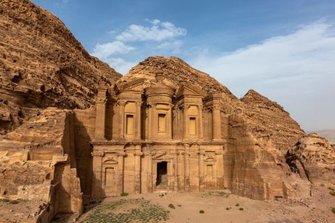 Eilatista: Koko päivän opastettu Petra-kierros kuljetuksilla