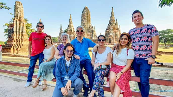 desde bangkok excursión de un día a ayutthaya en coche y crucero en español