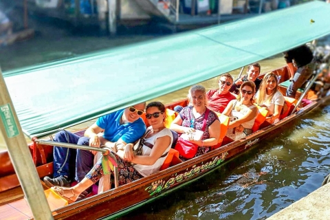 From Bangkok: Damnoen Saduak & Train Market Tour in Spanish Shared Group Tour: Meet at Narai Hotel