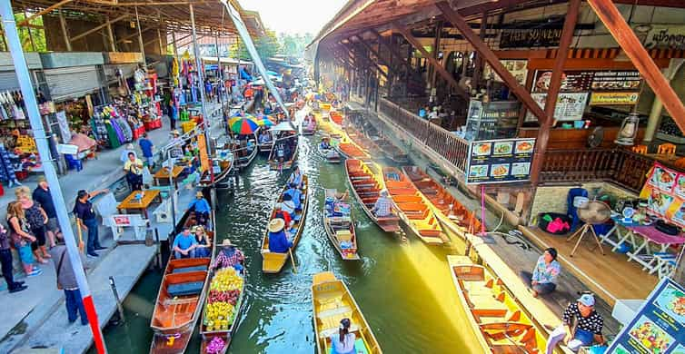 Bangkok:Spanish/English Floating & Railway Market & Iconsiam