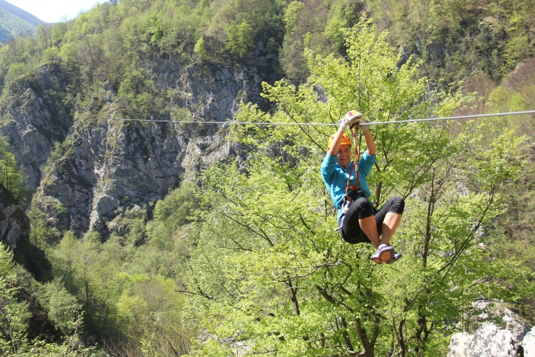 Bovec Zipline/Canyon Učja - Największy park linowy w EuropieNajwiększy park linowy w Europie
