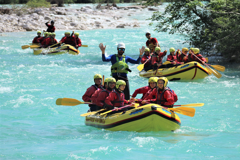 Rafting-Abenteuer auf dem Fluss Soča